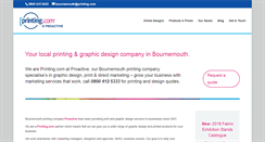 Desktop Screenshot of bournemouthprinting.co.uk