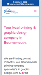 Mobile Screenshot of bournemouthprinting.co.uk